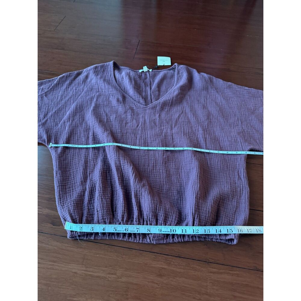 Suunday Gauze Dolman Top NWT Plum - Picture 9 of 14
